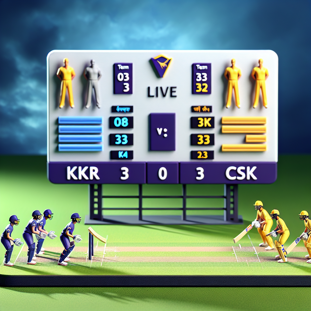 ipl live score kkr vs csk