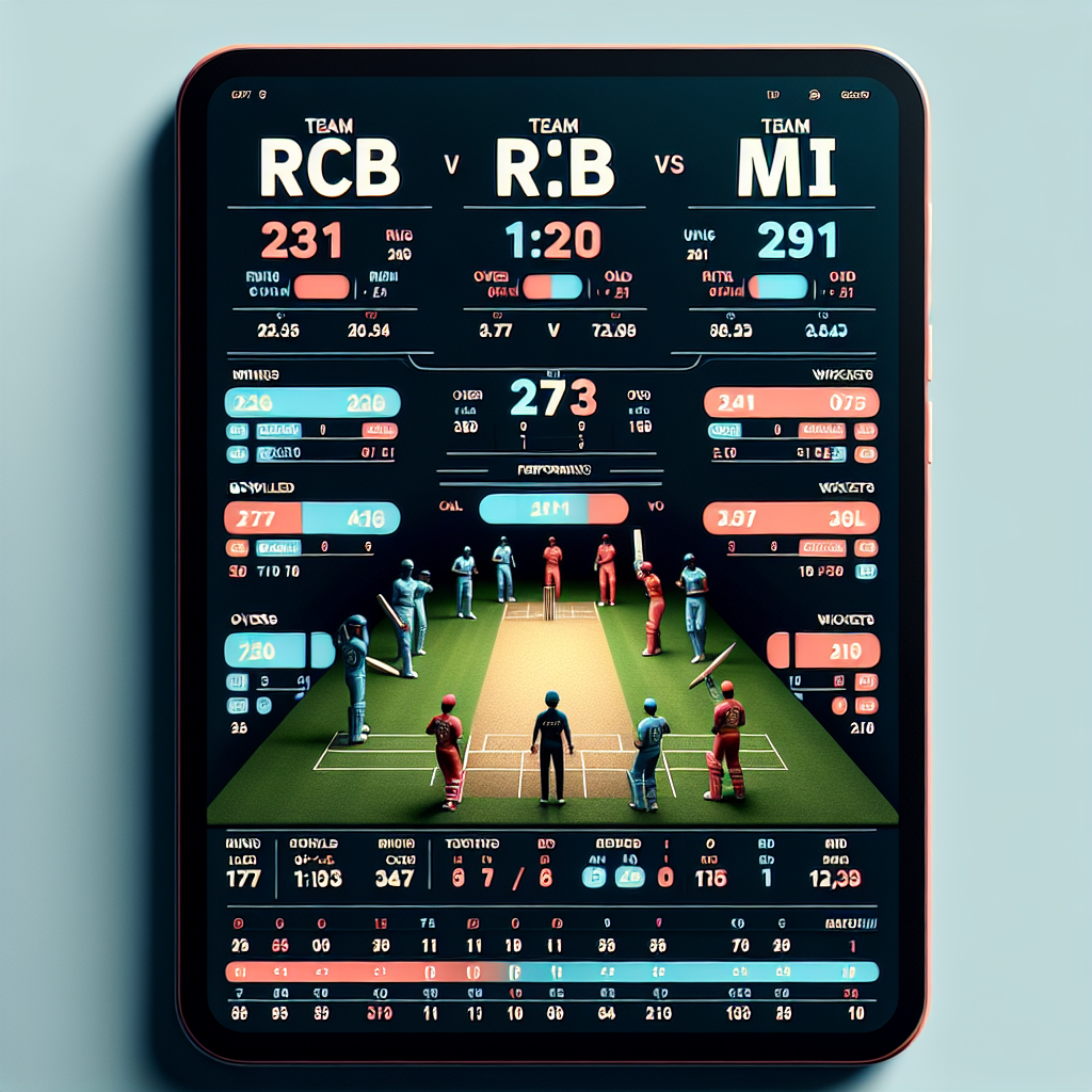 Rcb vs mi 2021 scorecard