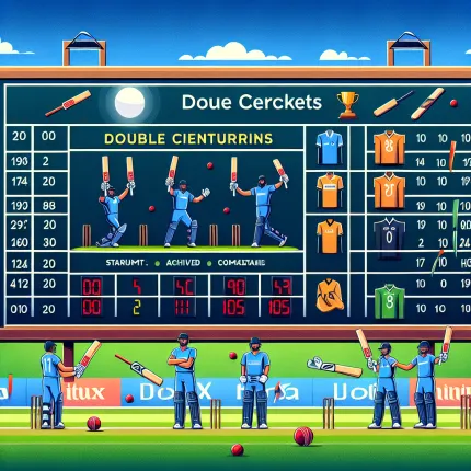 Total double century in odi